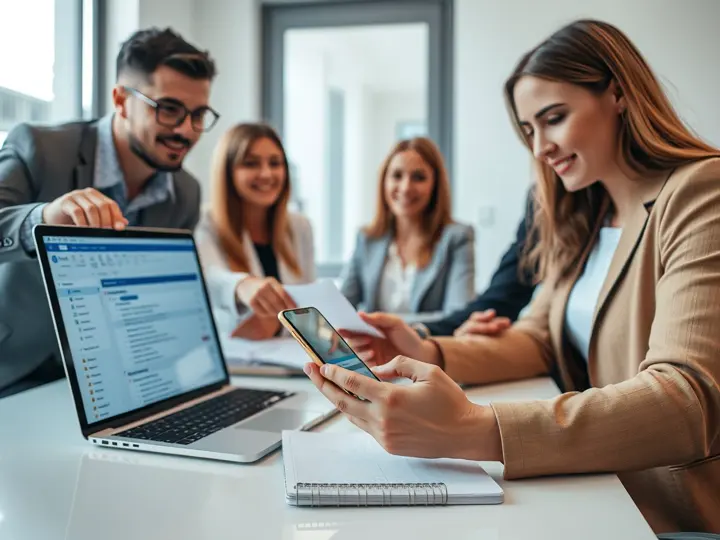 销售团队使用系统进行任务分配与跟进提醒